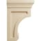 Ekena Millwork 2 1/2"W x 4"D x 6"H Small Gomez Wood Bracket, Rubberwood BKTW02X04X06GORW - alternate 3